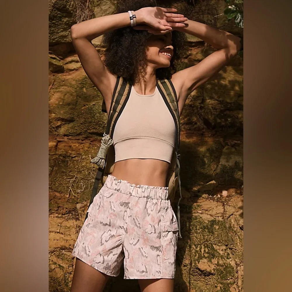 Free People Movement NWT In The Wild Printed Shorts sz XS $68 MSRP